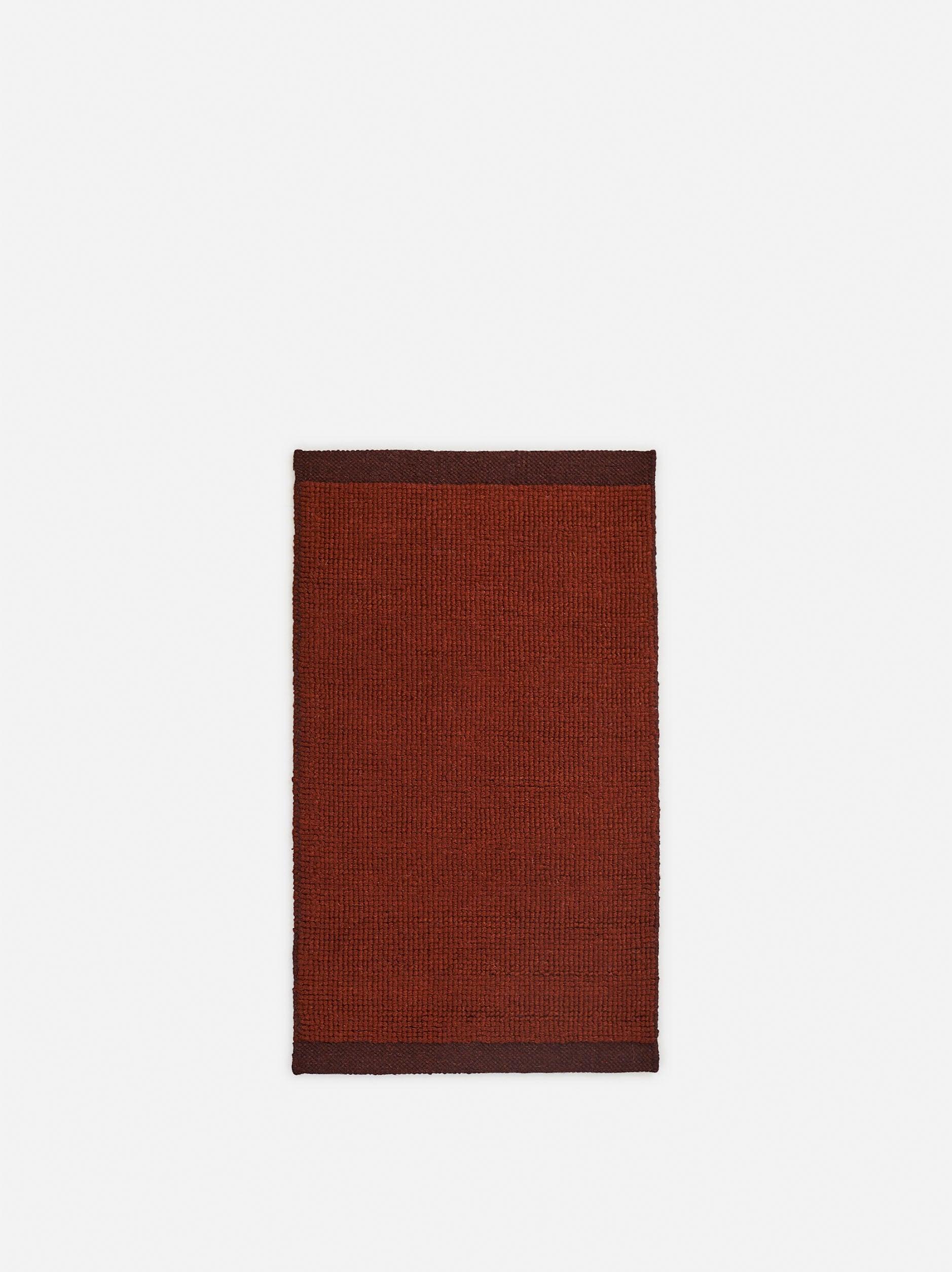 Joni Wool Door Mat Paprika/Mulberry / Large