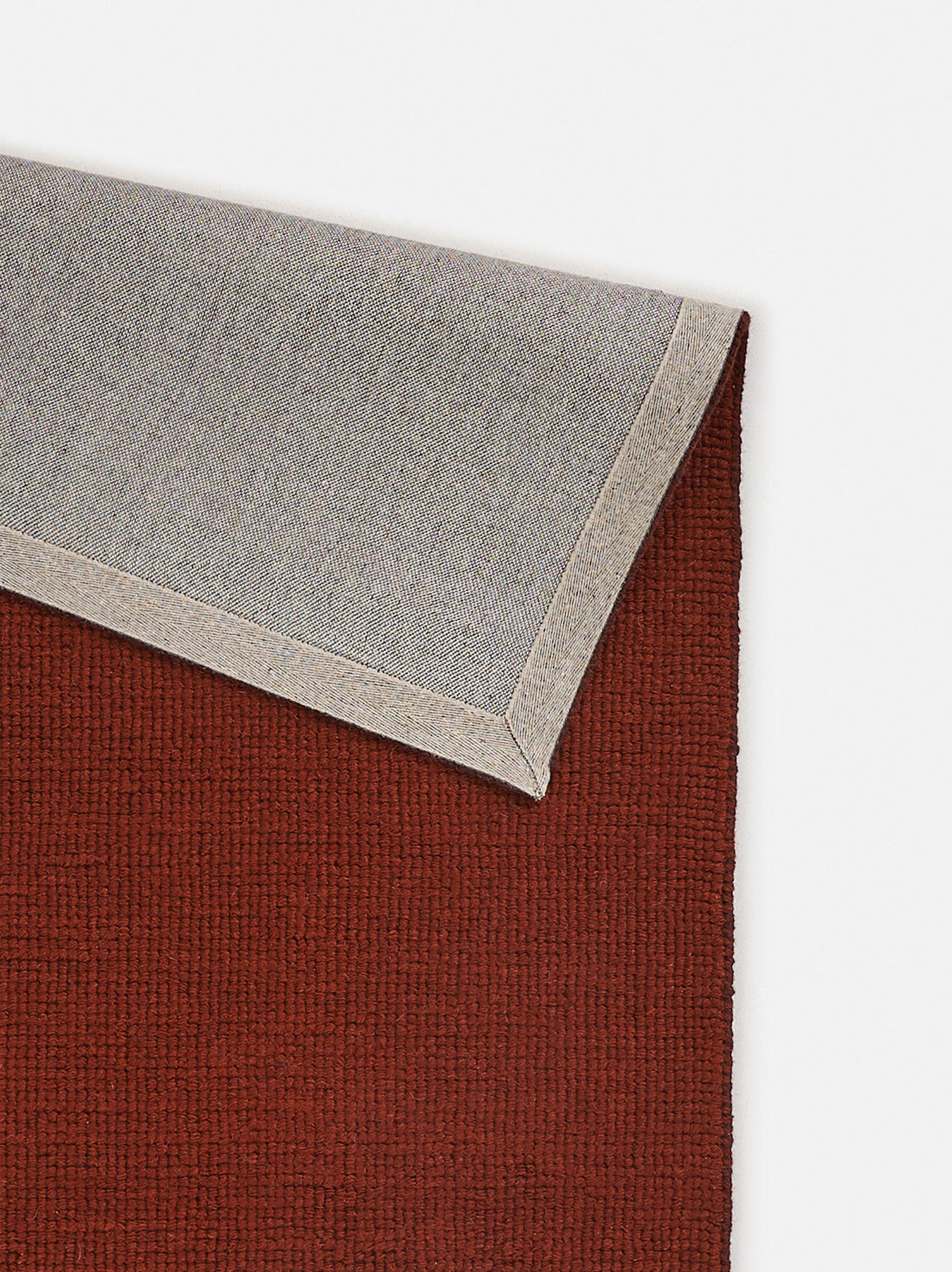 Joni Wool Door Mat Paprika/Mulberry / Large