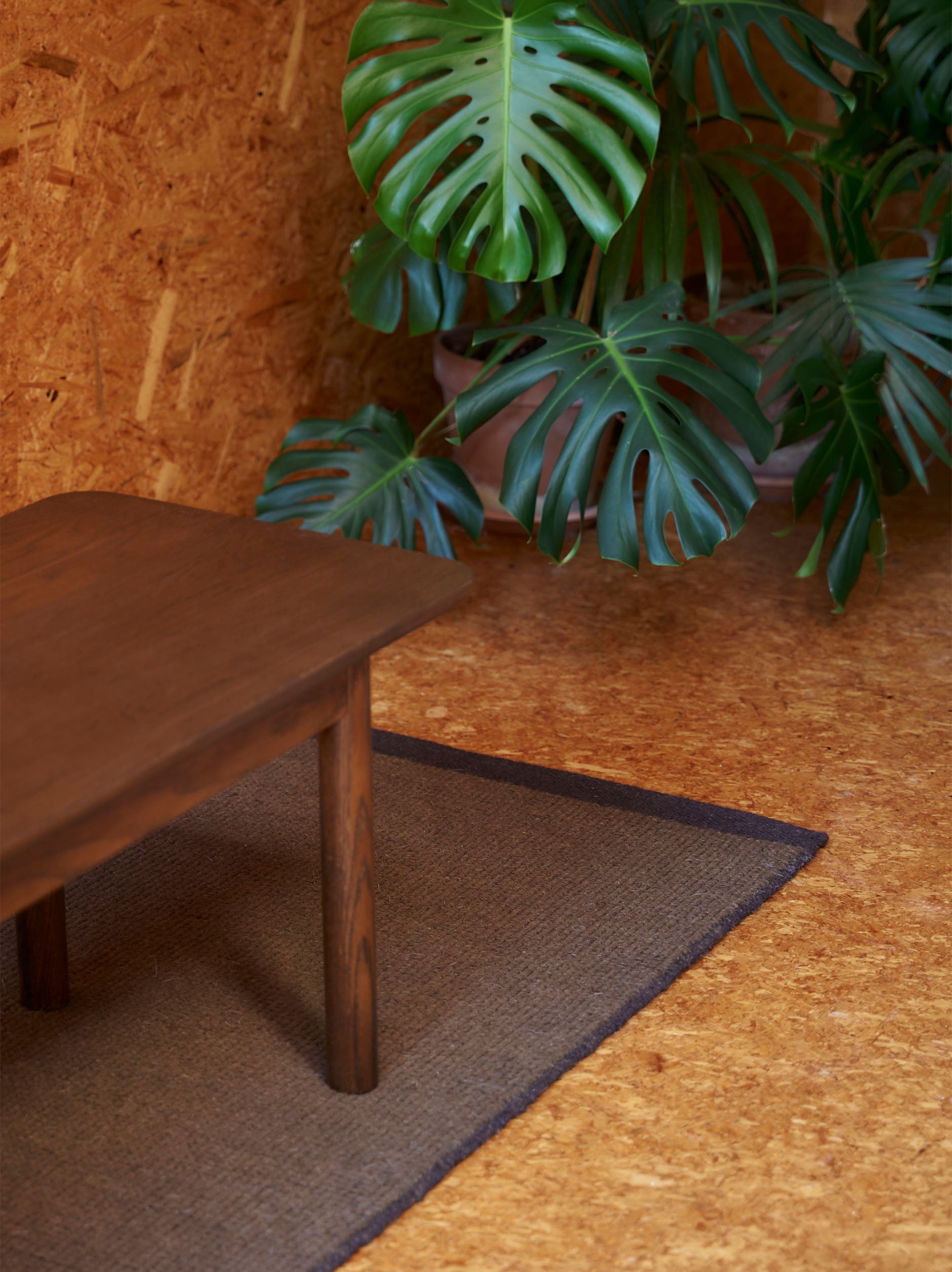 Joni Wool Mat Kelp/Umber / Large
