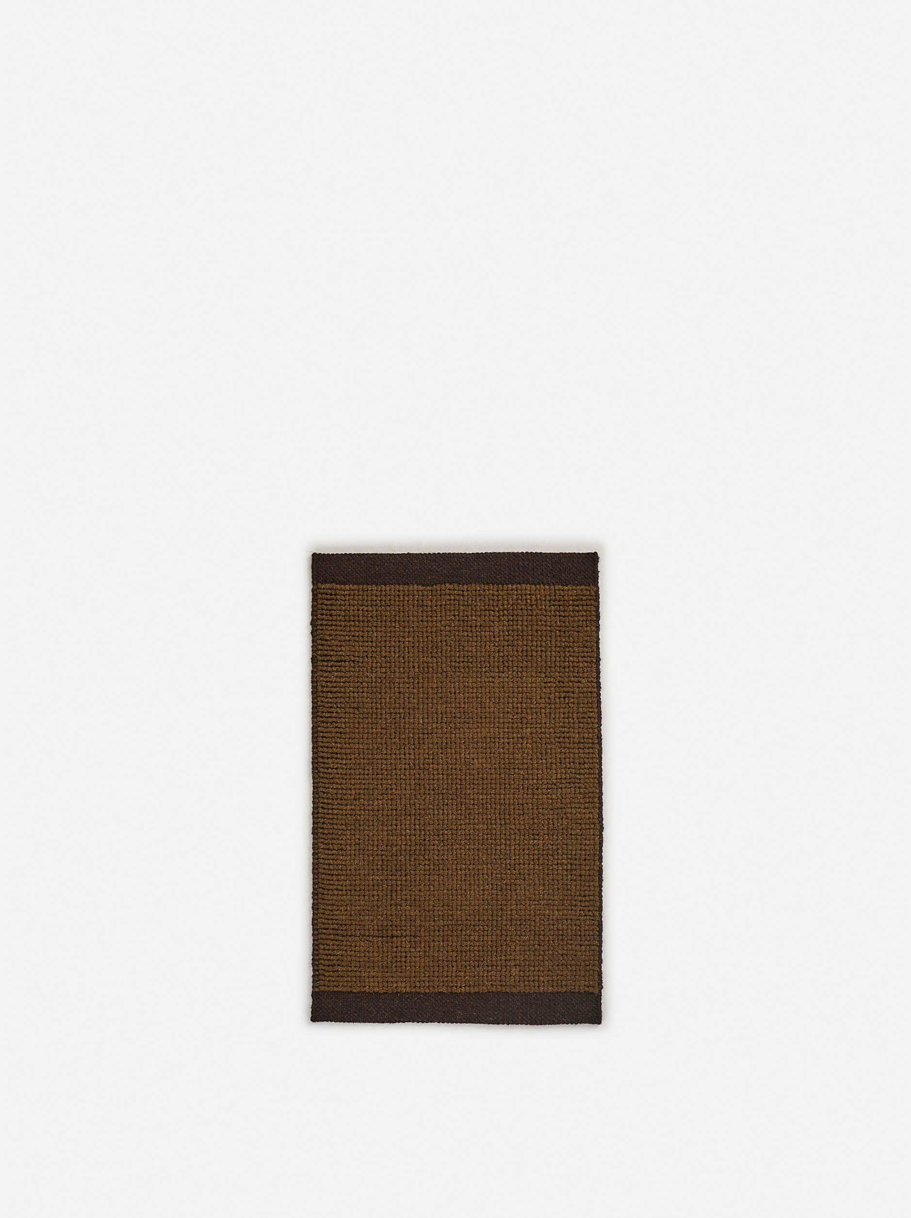 Joni Wool Door Mat Kelp/Umber / Small