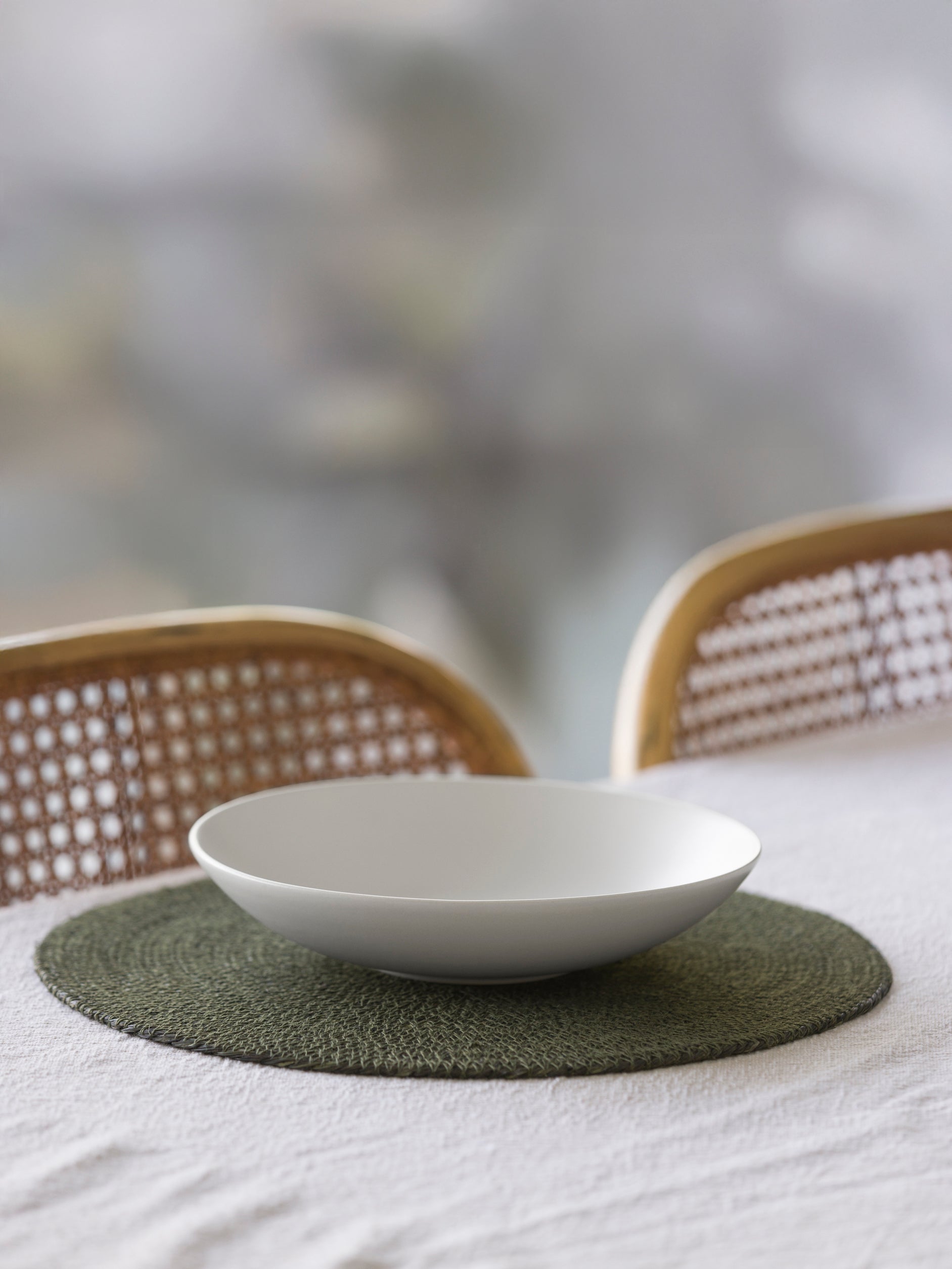Stoneware Deep Plate Set/4 None / None
