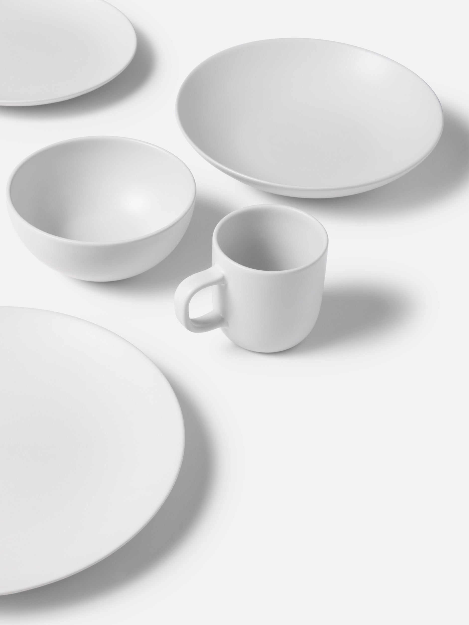 Stoneware Deep Plate Set/4 None / None