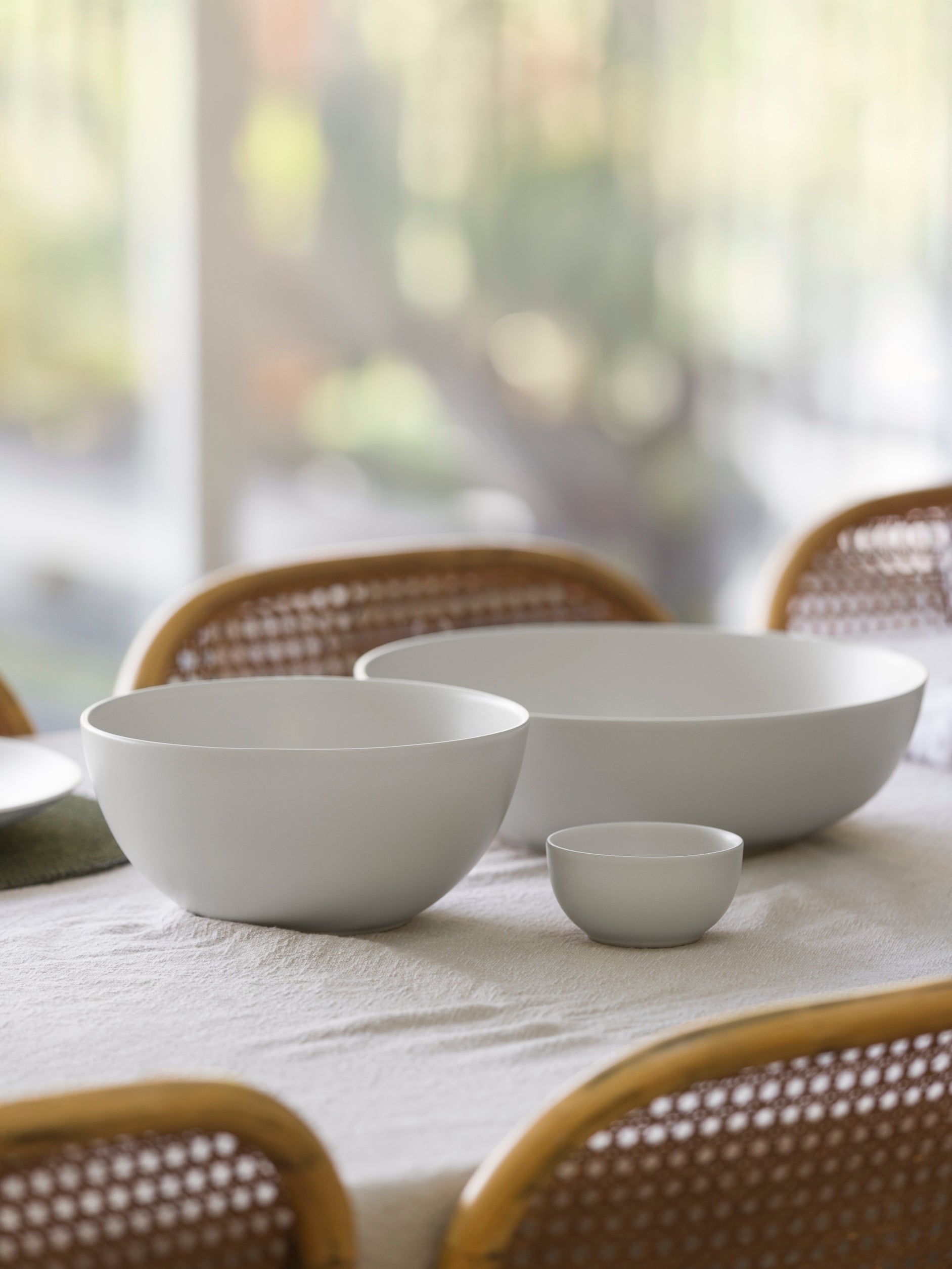 Stoneware Dip Bowl Set/4 None / None