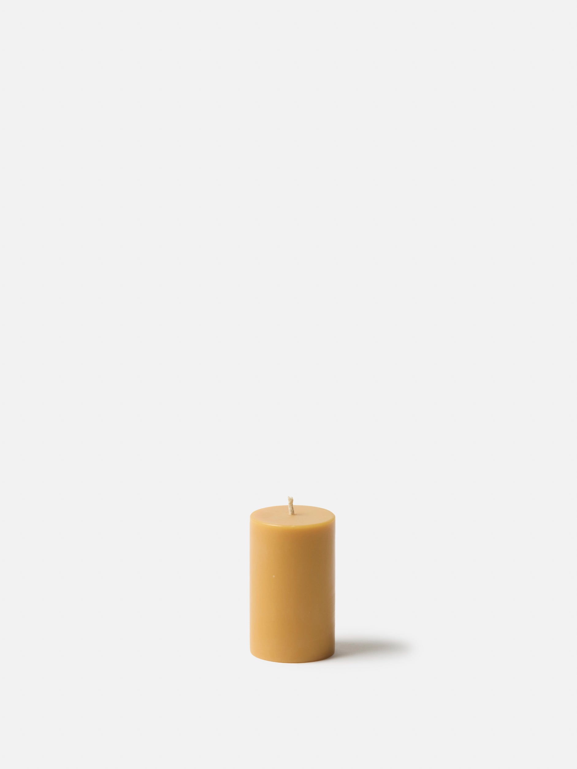 Pillar Candle Set/4 Honey / Medium