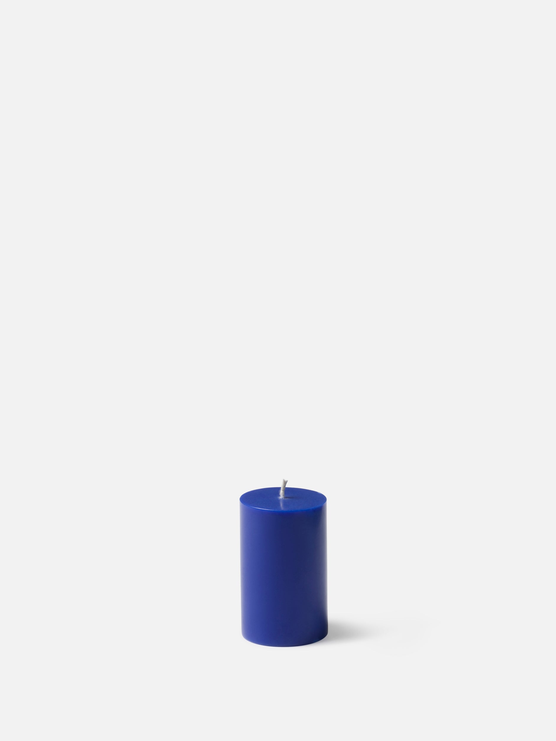 Pillar Candle Set/4 Cobalt / Medium