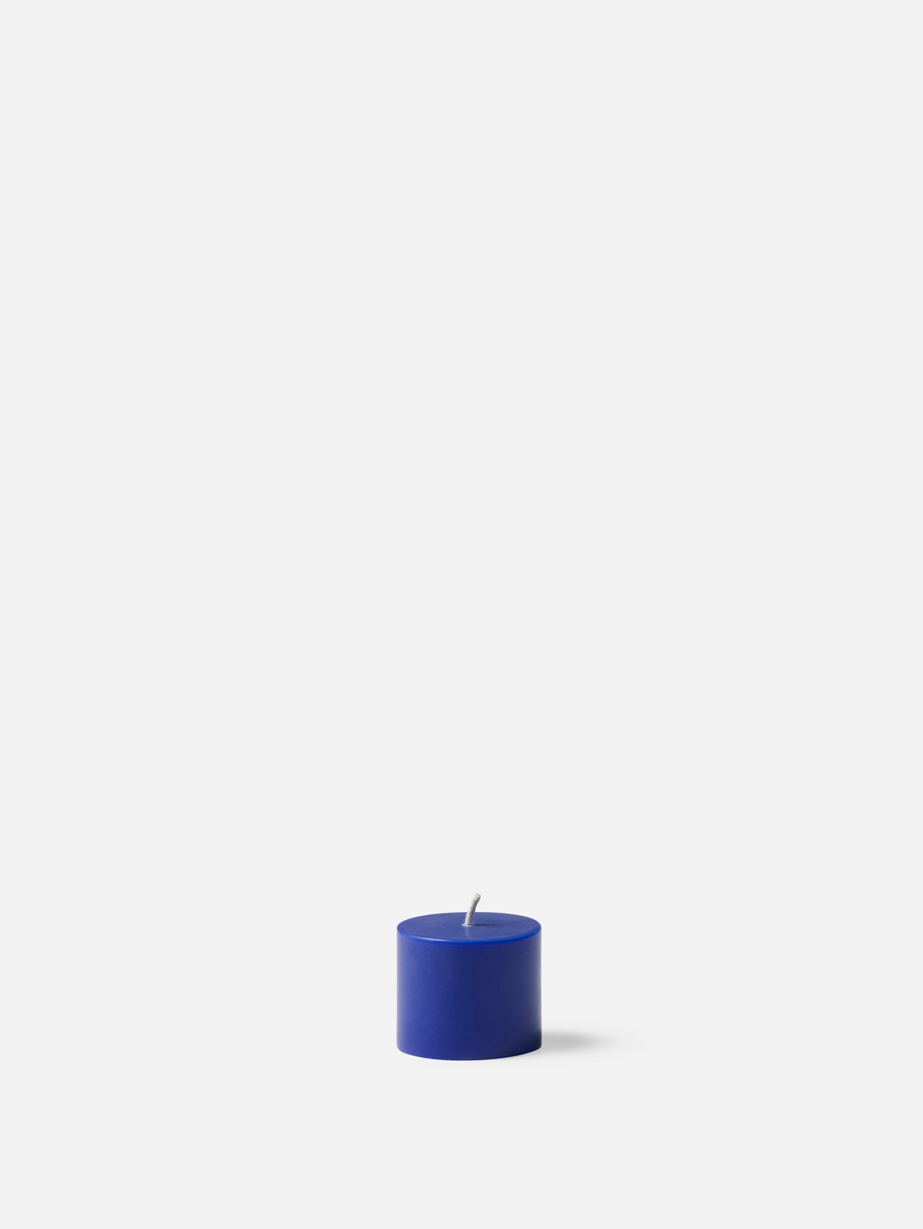 Pillar Candle Set/4 Cobalt / Small