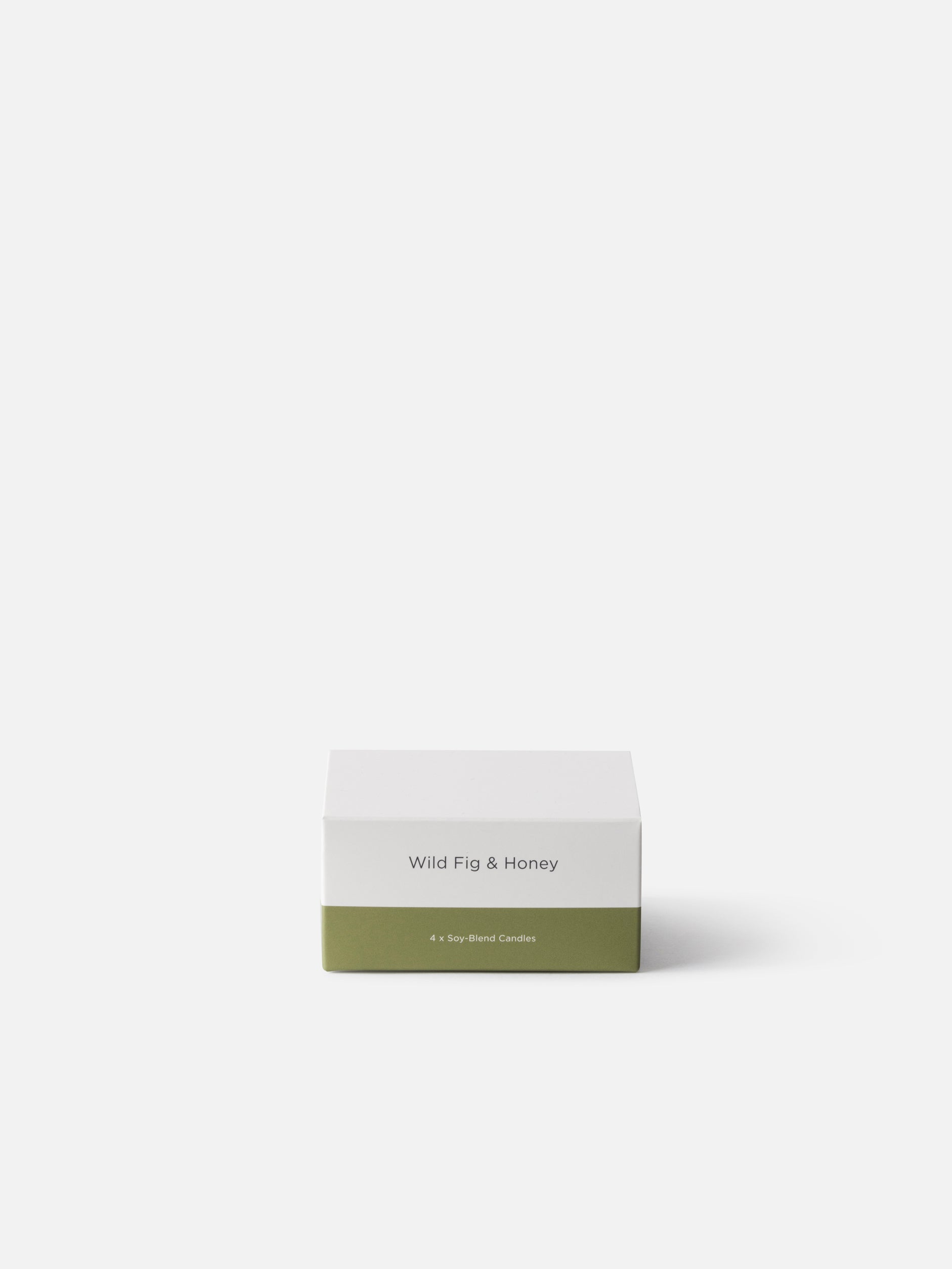 Pillar Candle Set/4 Wild Fig & Honey / 1.73" x 1.37"h